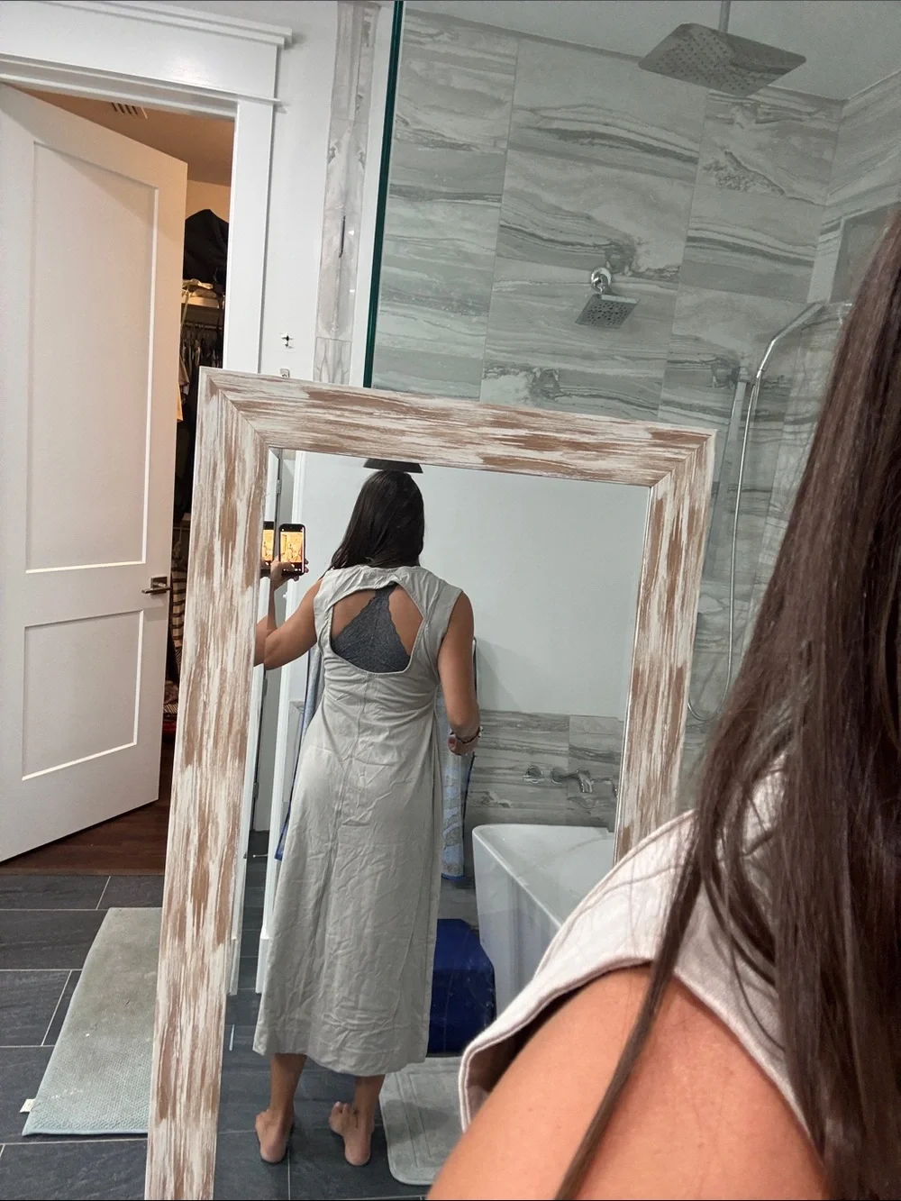 Free People Beach open back midi dress